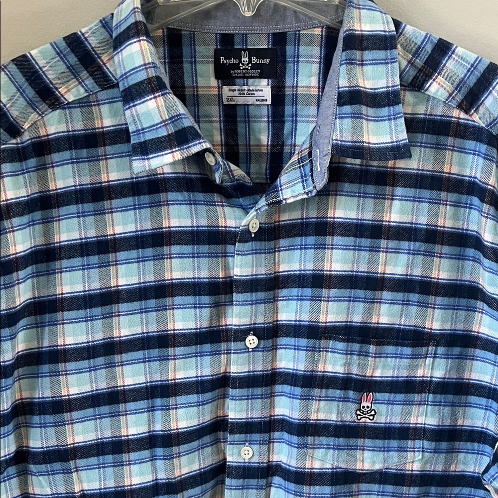 Psycho Bunny Multicolor Plaid Casual Shirt